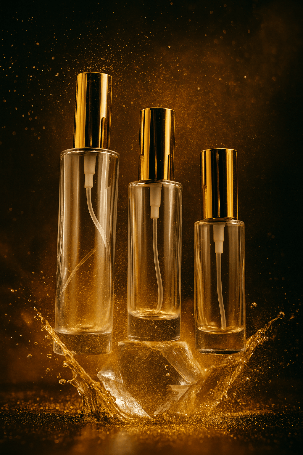 Flacon Laura Spray Doré – Image 2