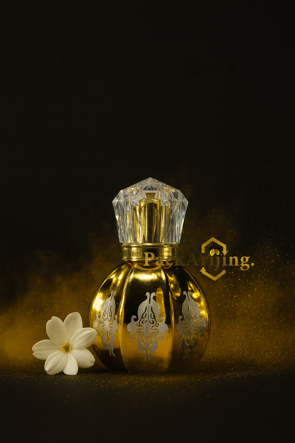 Flacon en verre Attar oriental – Image 2