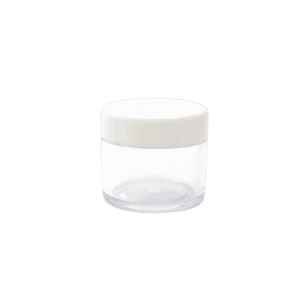 12 pièces Pot Plastique 20 g cap blanc