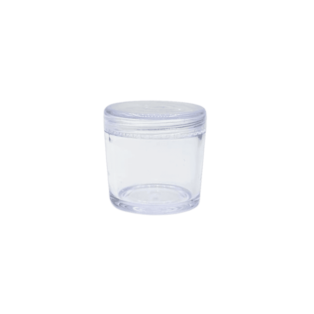 12 pièces Pot Plastique 20 g cap transparent